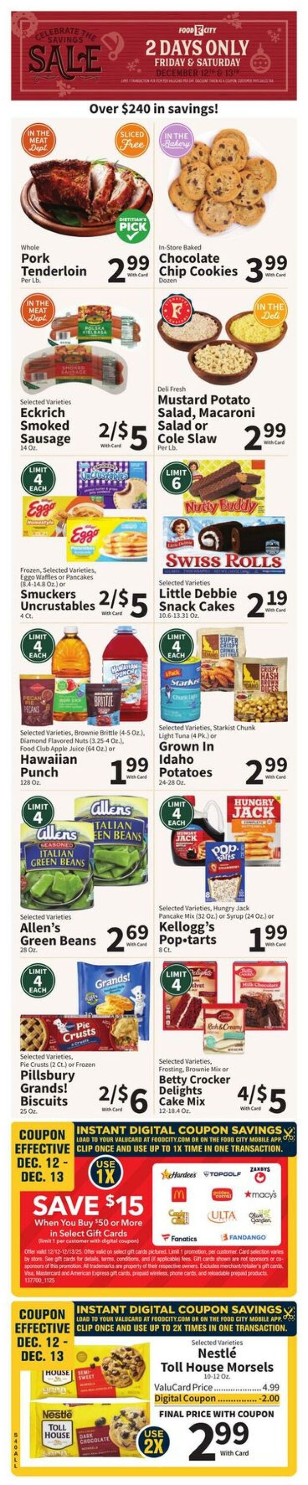 Weekly ad Food City 12/10/2025 - 12/16/2025