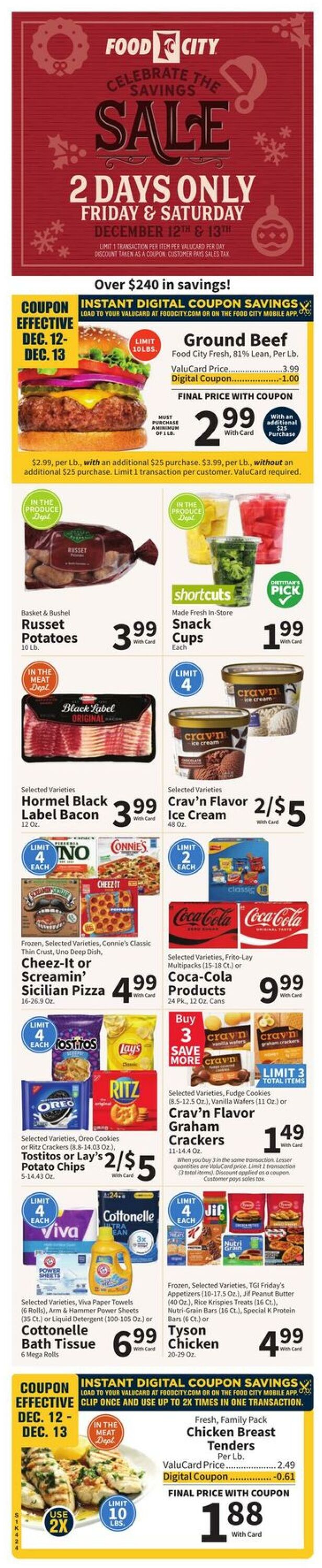 Weekly ad Food City 12/10/2025 - 12/16/2025