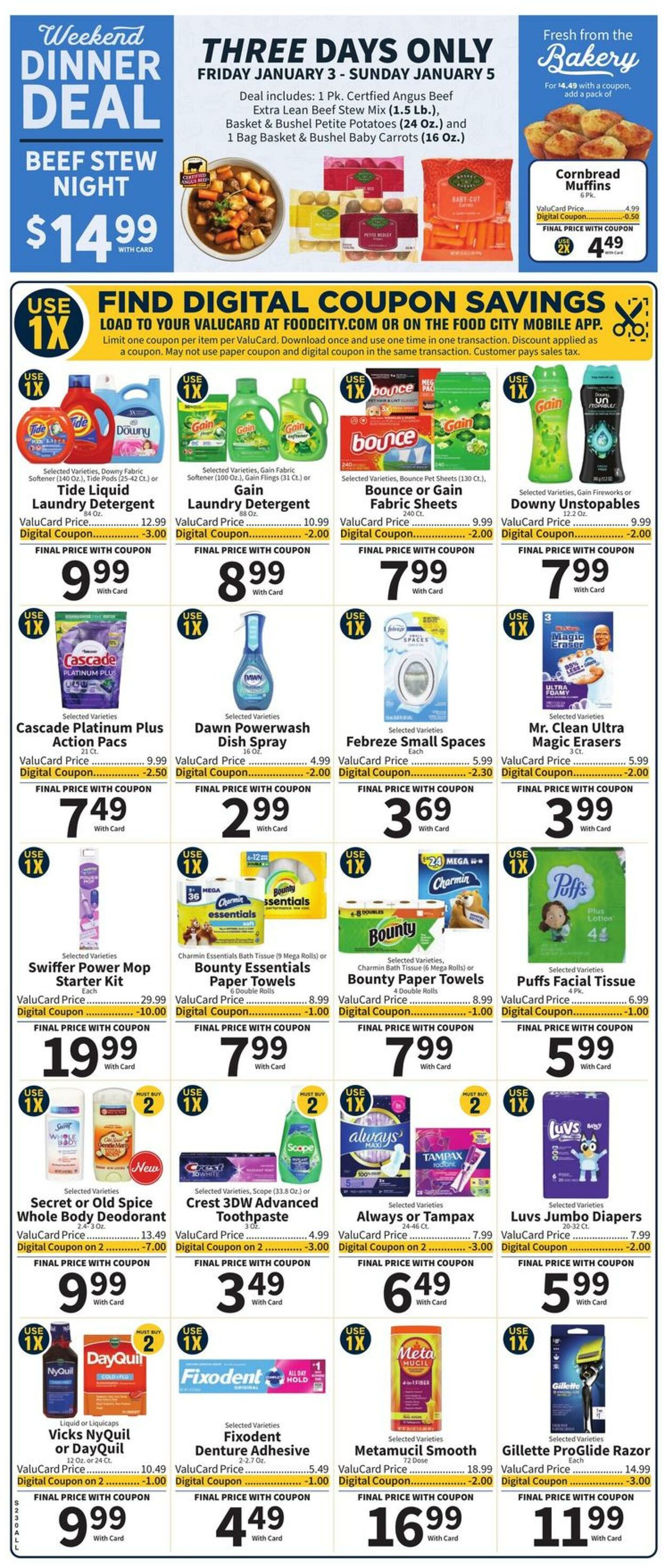 Weekly ad Food City 01/01/2025 - 01/07/2025