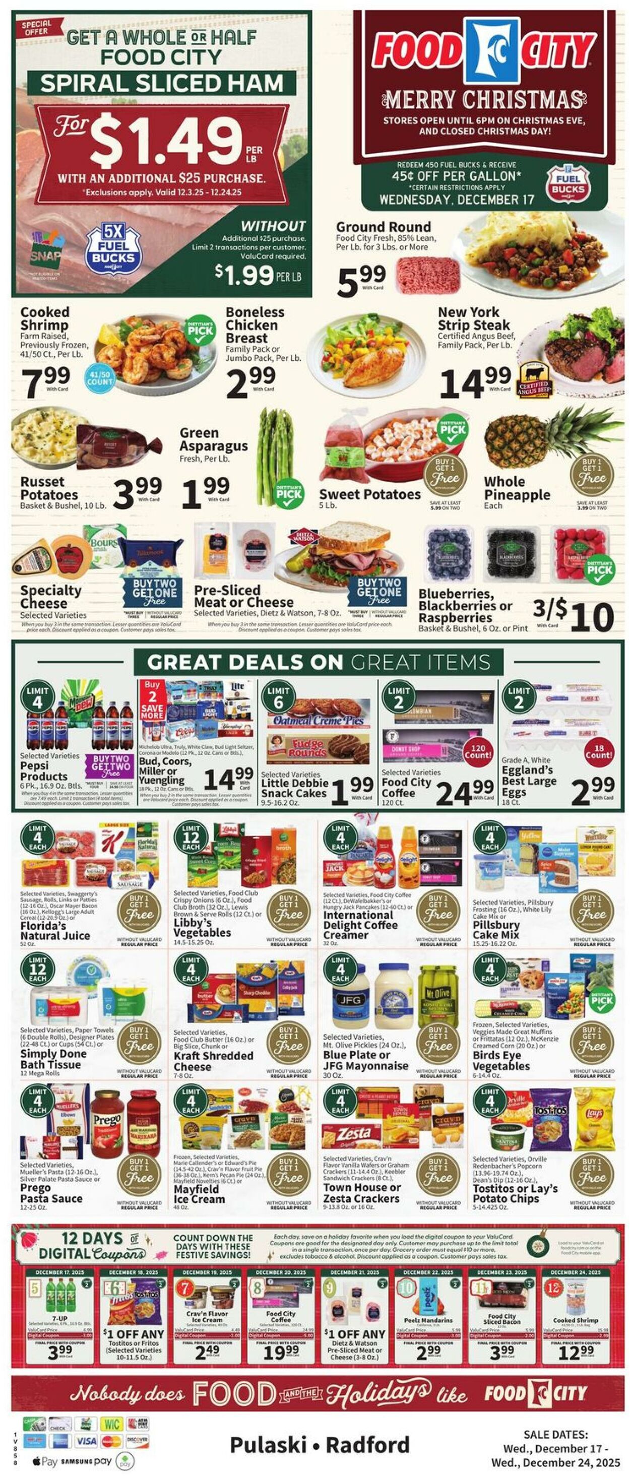 Weekly ad Food City 12/17/2025 - 12/24/2025