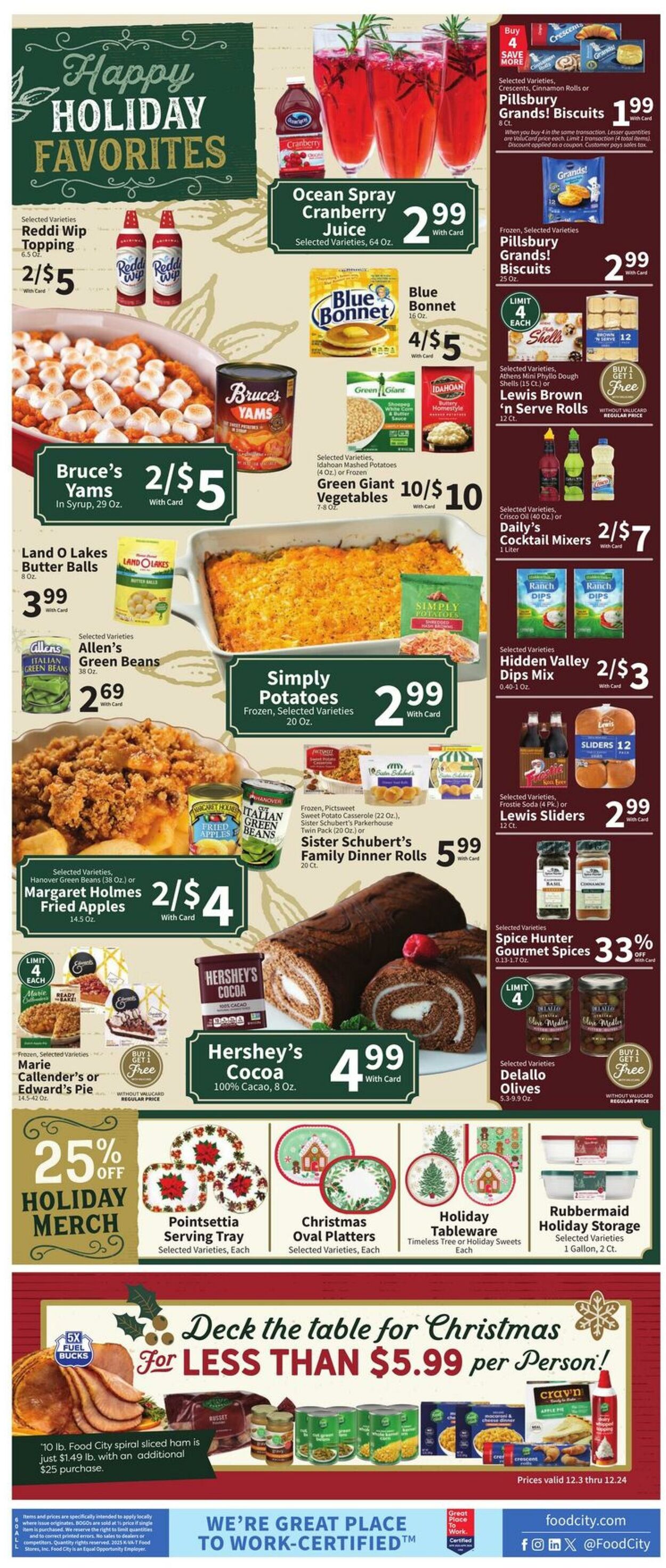 Weekly ad Food City 12/17/2025 - 12/24/2025