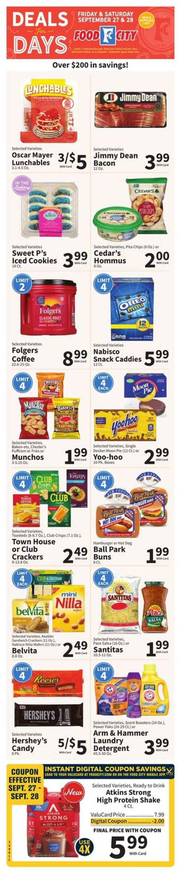 Weekly ad Food City 09/25/2024 - 10/01/2024