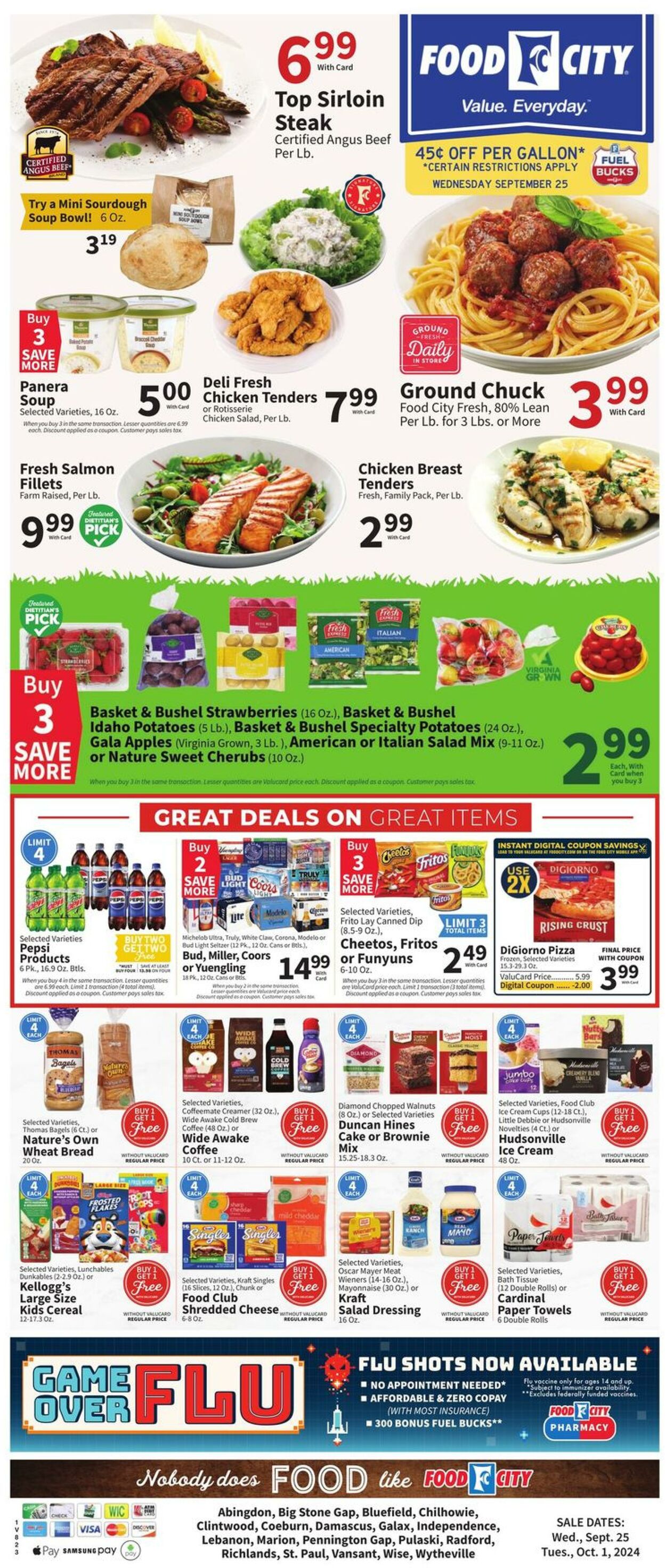 Weekly ad Food City 09/25/2024 - 10/01/2024