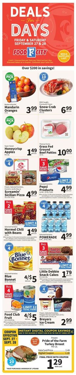 Weekly ad Food City 10/02/2024 - 10/08/2024