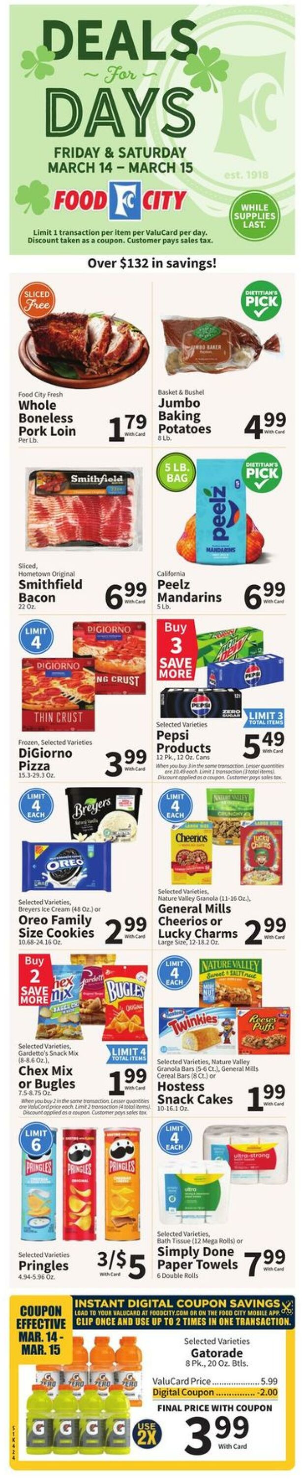 Food City Promotional weekly ads