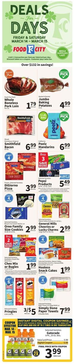 Weekly ad Food City 10/30/2024 - 11/05/2024