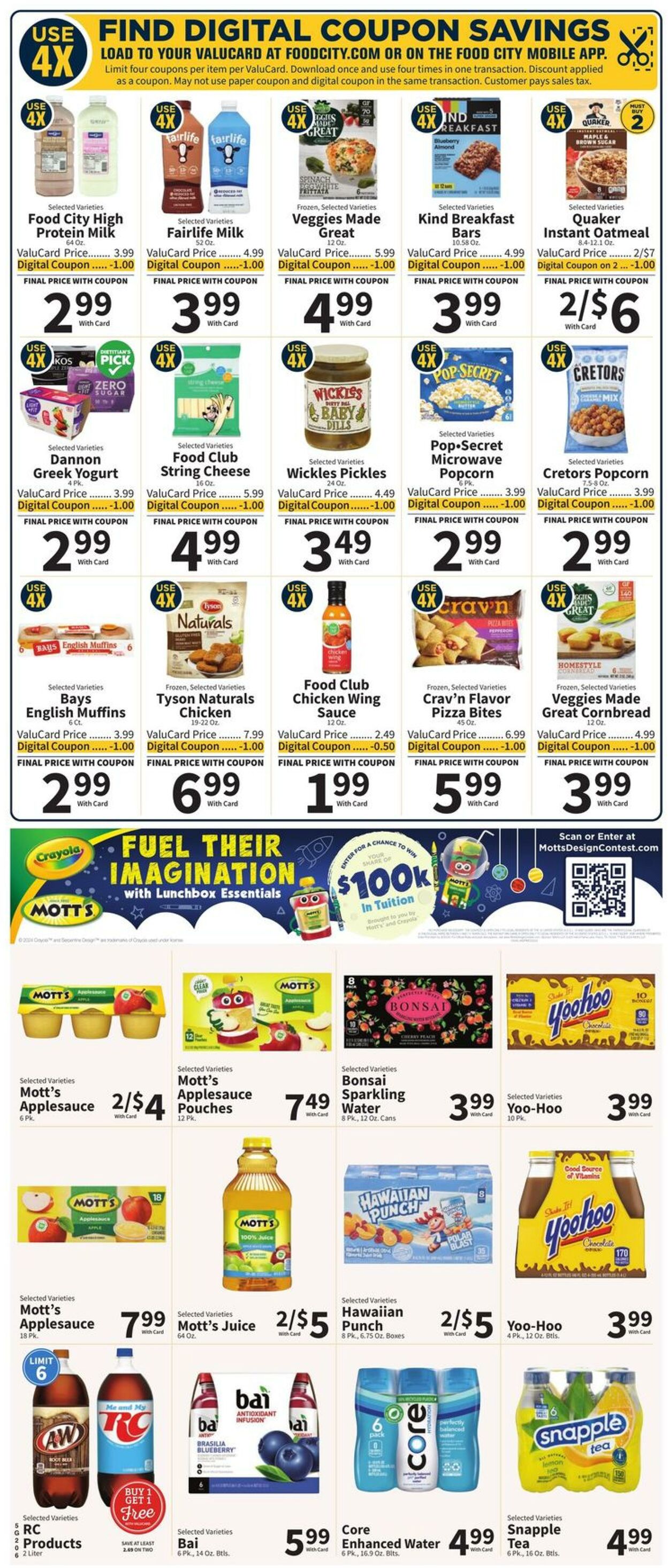 Weekly ad Food City 07/31/2024 - 08/06/2024