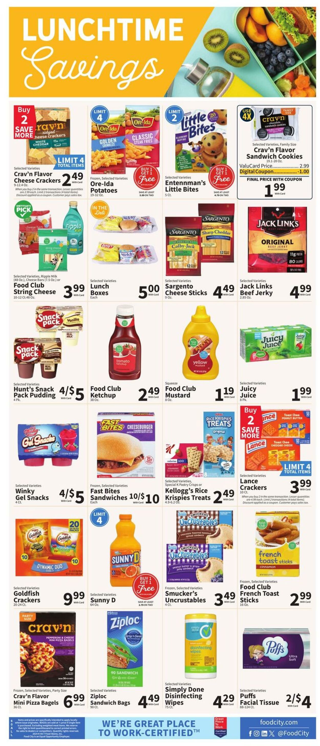 Weekly ad Food City 07/31/2024 - 08/06/2024