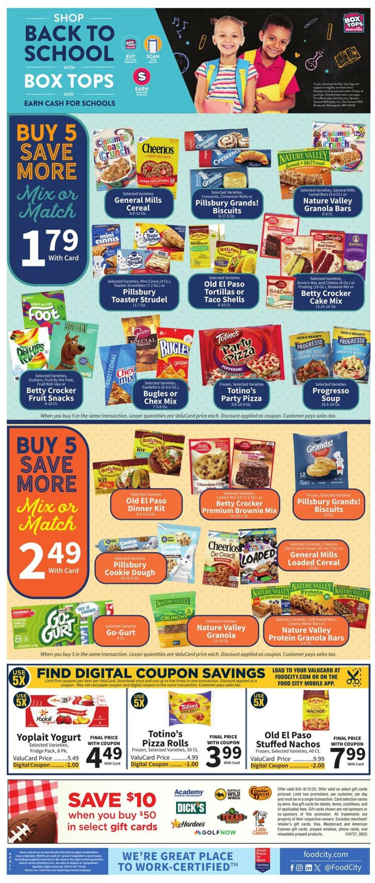 Weekly ad Food City 08/06/2025 - 08/12/2025
