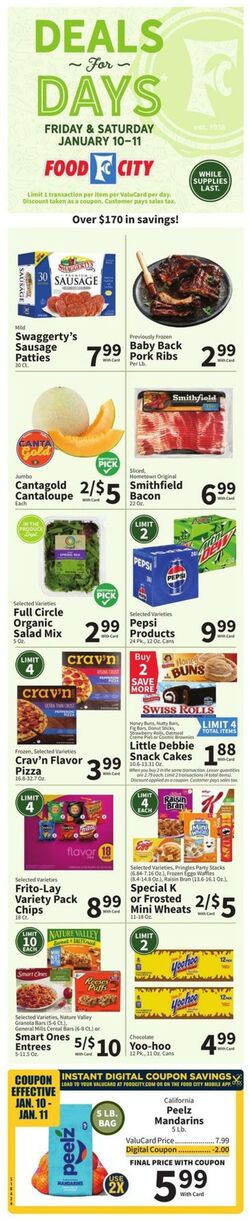 Weekly ad Food City 11/06/2024 - 11/12/2024