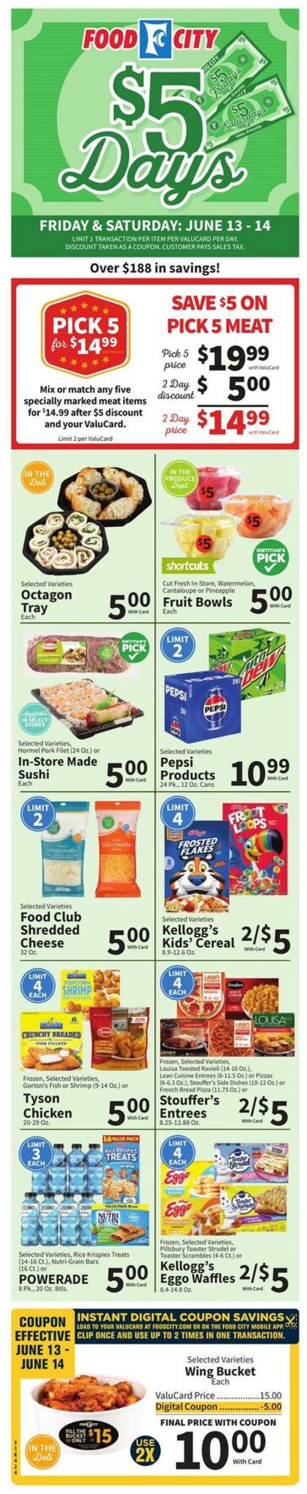 Weekly ad Food City 06/11/2025 - 06/17/2025