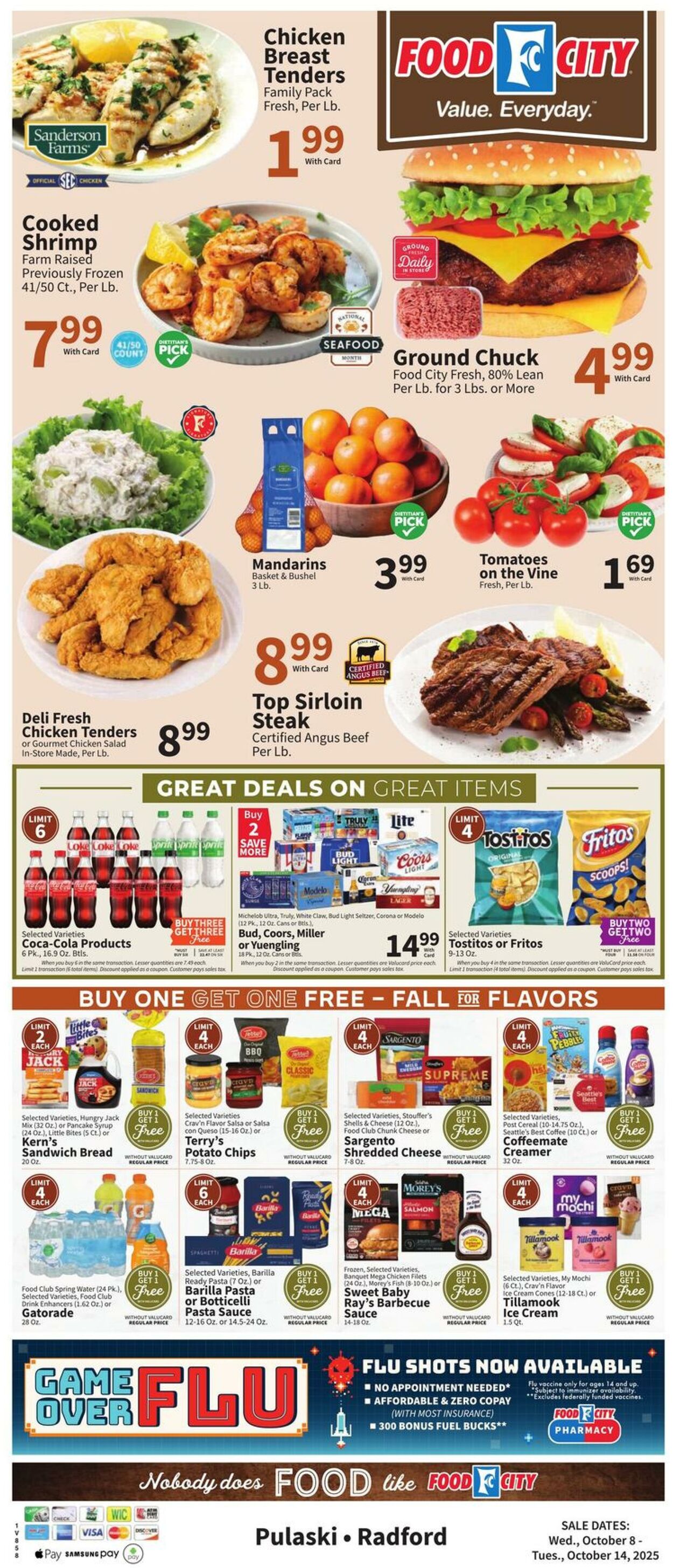 Weekly ad Food City 10/08/2025 - 10/14/2025
