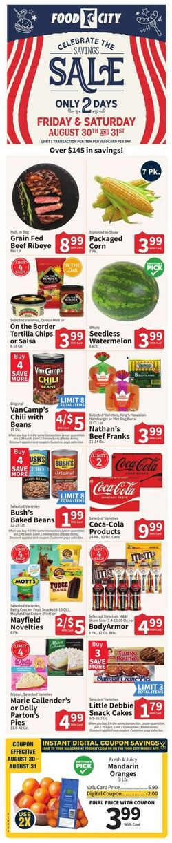 Weekly ad Food City 08/07/2024 - 08/13/2024