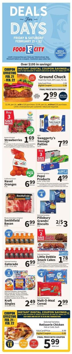 Weekly ad Food City 09/07/2022 - 09/13/2022