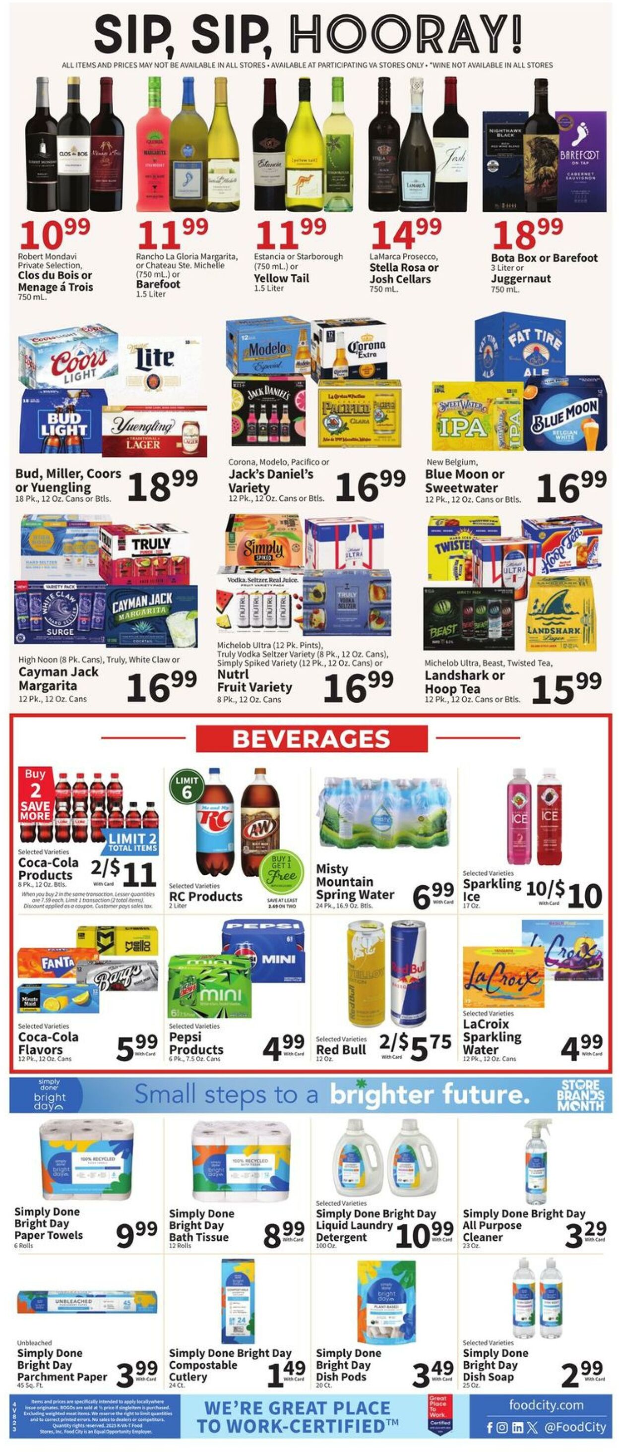 Weekly ad Food City 01/22/2025 - 01/28/2025