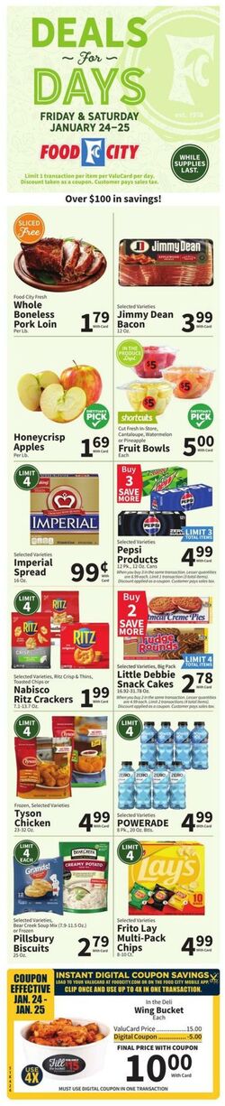 Weekly ad Food City 12/11/2024 - 12/17/2024