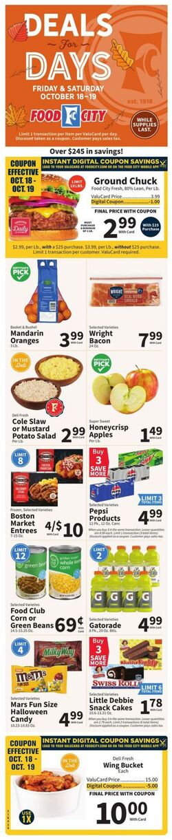 Weekly ad Food City 08/21/2024 - 08/27/2024