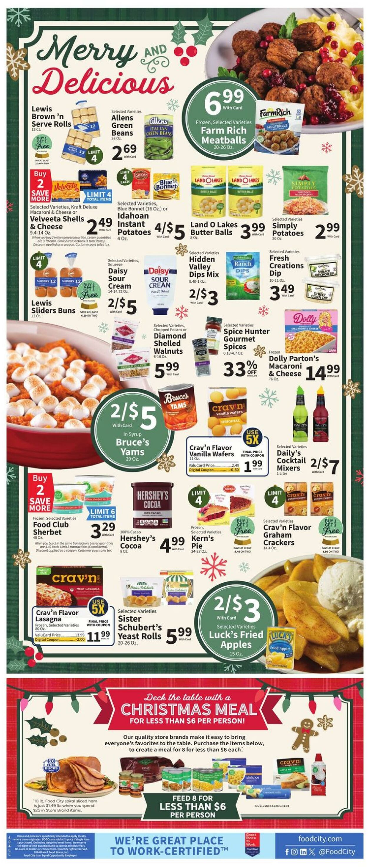 Weekly ad Food City 12/18/2024 - 12/24/2024