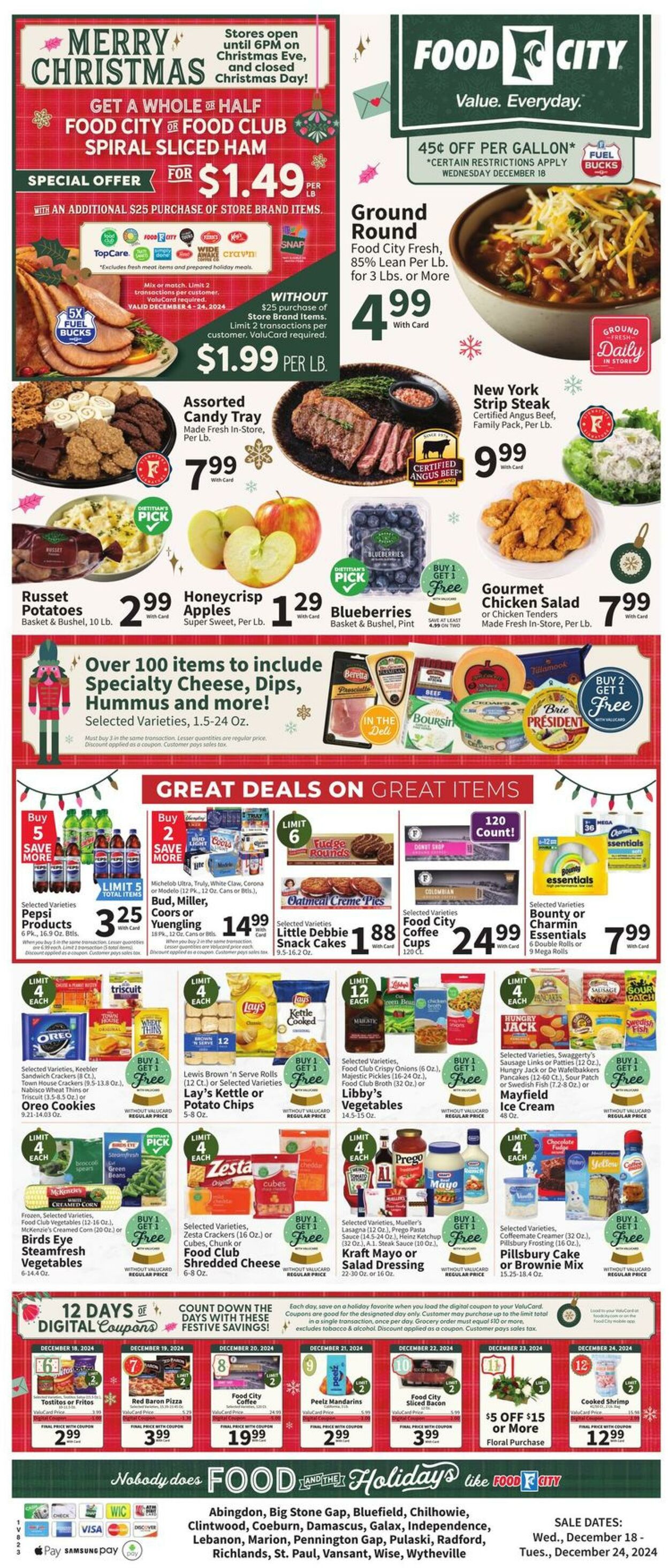 Weekly ad Food City 12/18/2024 - 12/24/2024