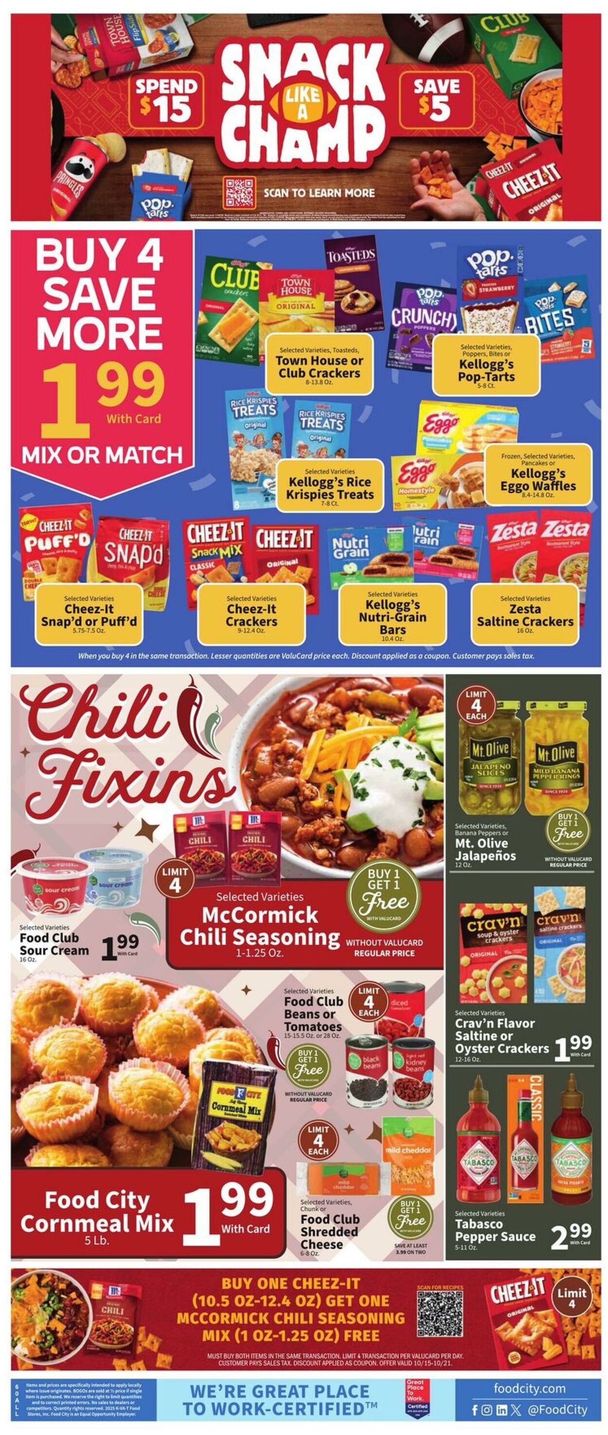 Weekly ad Food City 10/15/2025 - 10/21/2025