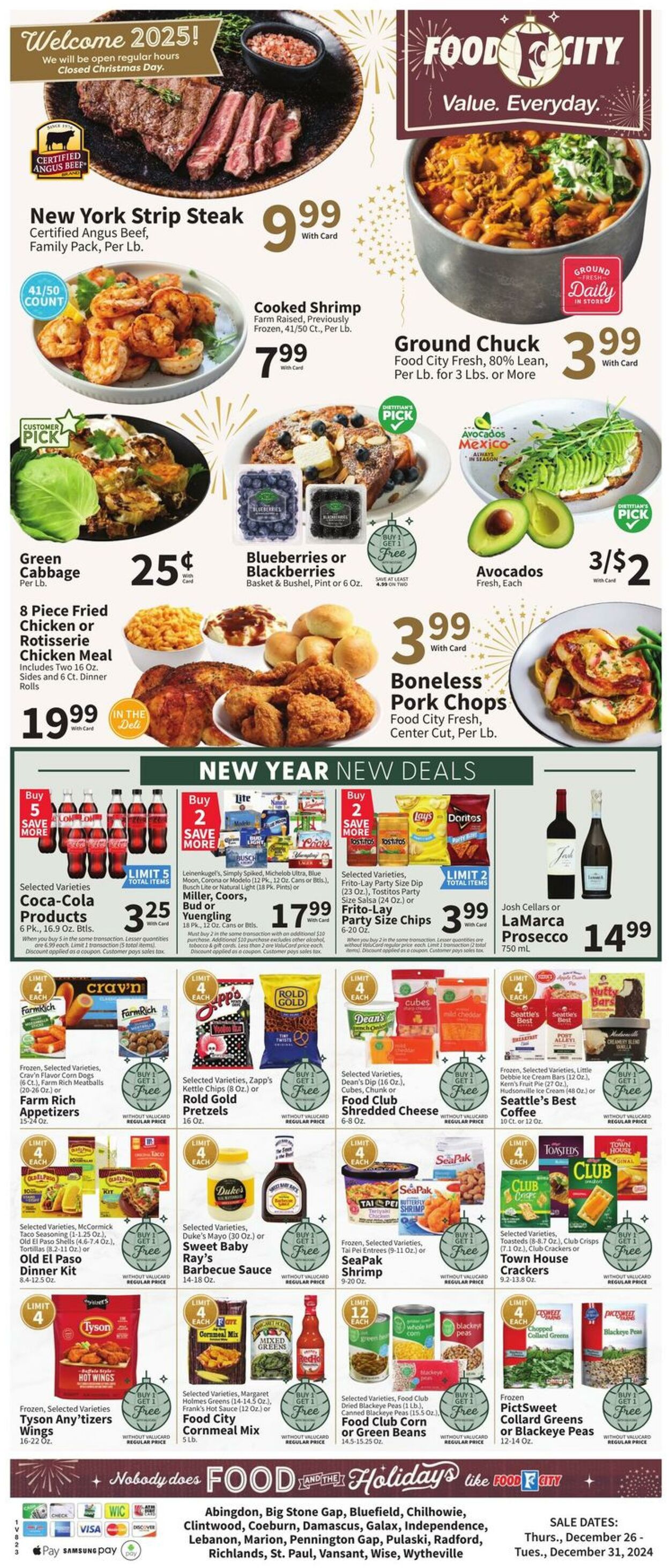 Weekly ad Food City 12/26/2024 - 12/31/2024