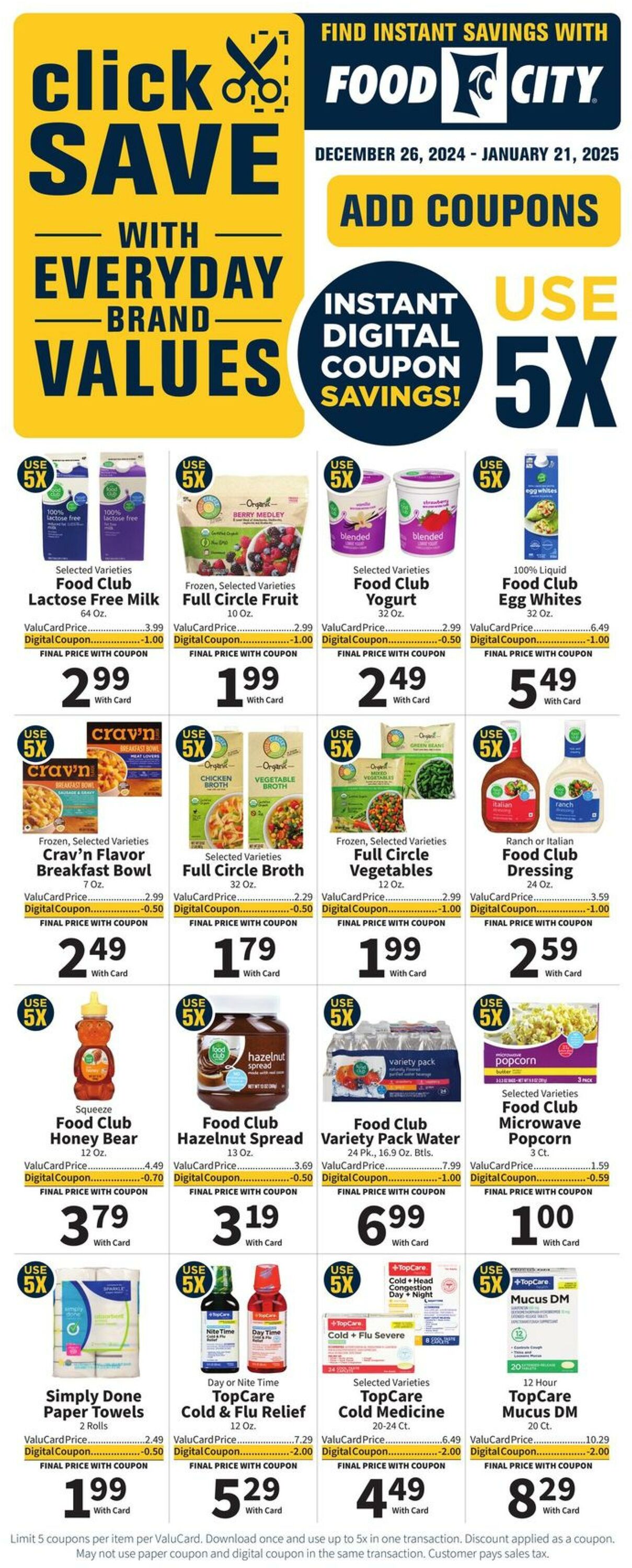 Weekly ad Food City 12/26/2024 - 12/31/2024