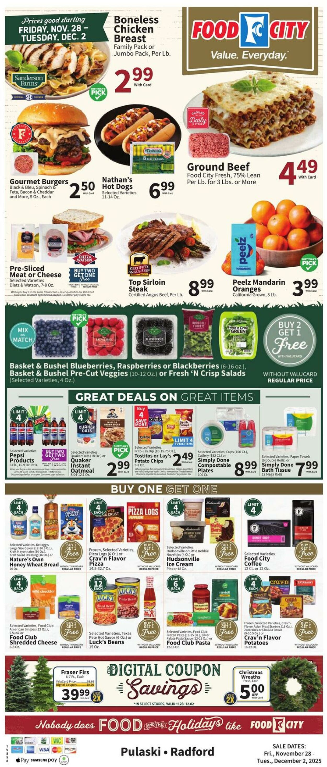 Weekly ad Food City 11/28/2025 - 12/02/2025