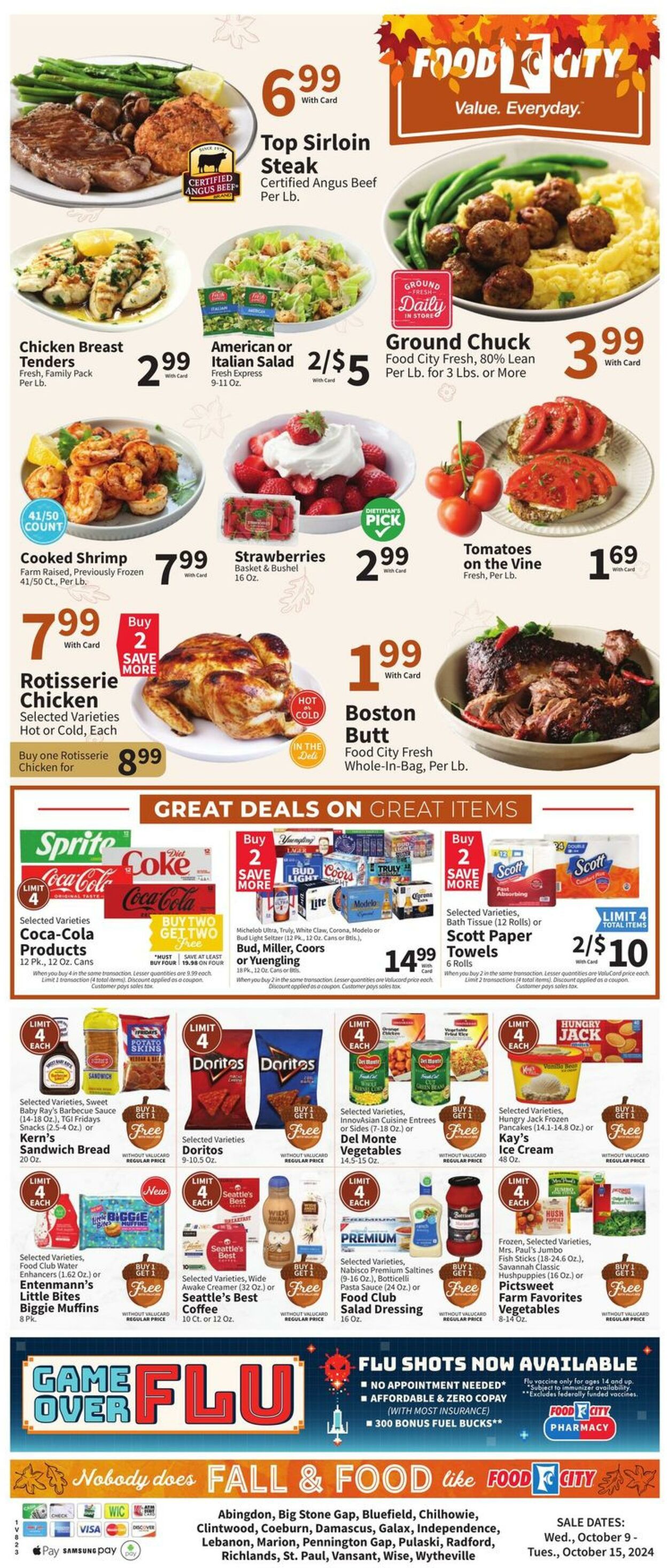 Weekly ad Food City 10/09/2024 - 10/15/2024