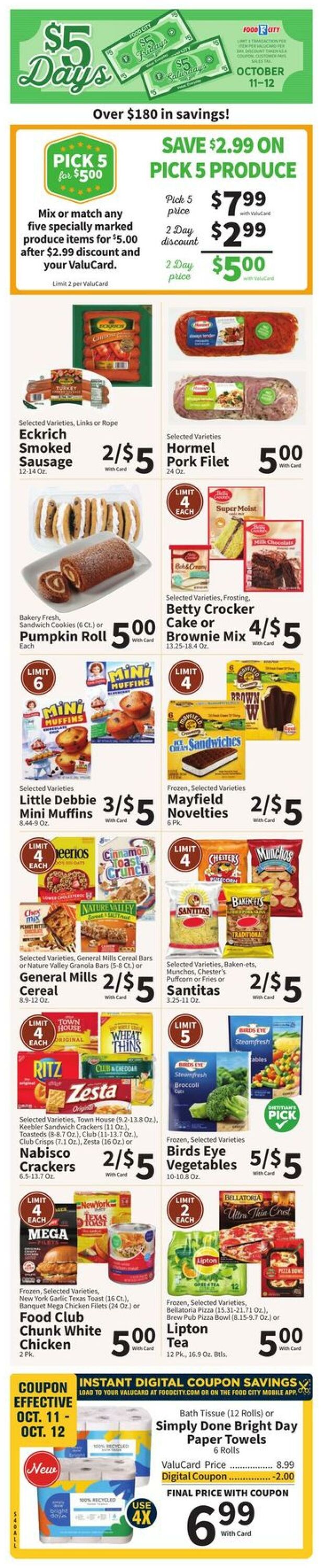 Weekly ad Food City 10/09/2024 - 10/15/2024