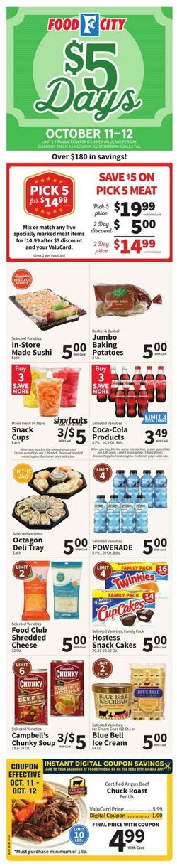 Weekly ad Food City 11/06/2024 - 11/12/2024