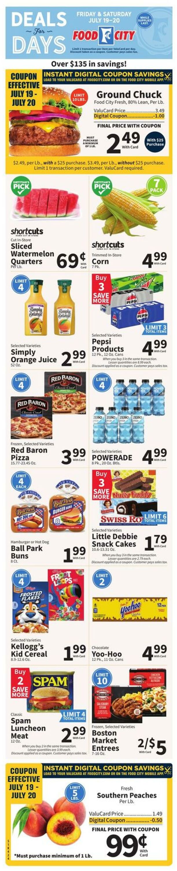 Weekly ad Food City 07/17/2024 - 07/23/2024