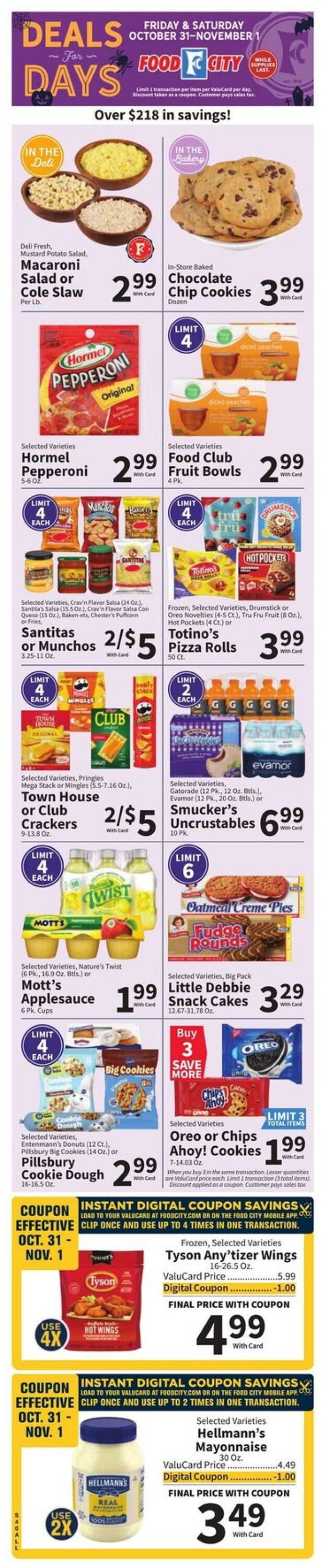 Weekly ad Food City 10/29/2025 - 11/04/2025