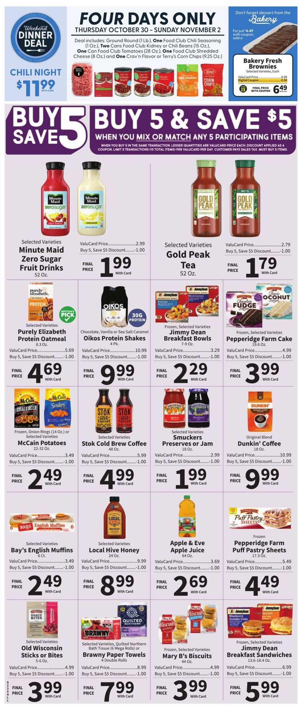 Weekly ad Food City 10/29/2025 - 11/04/2025