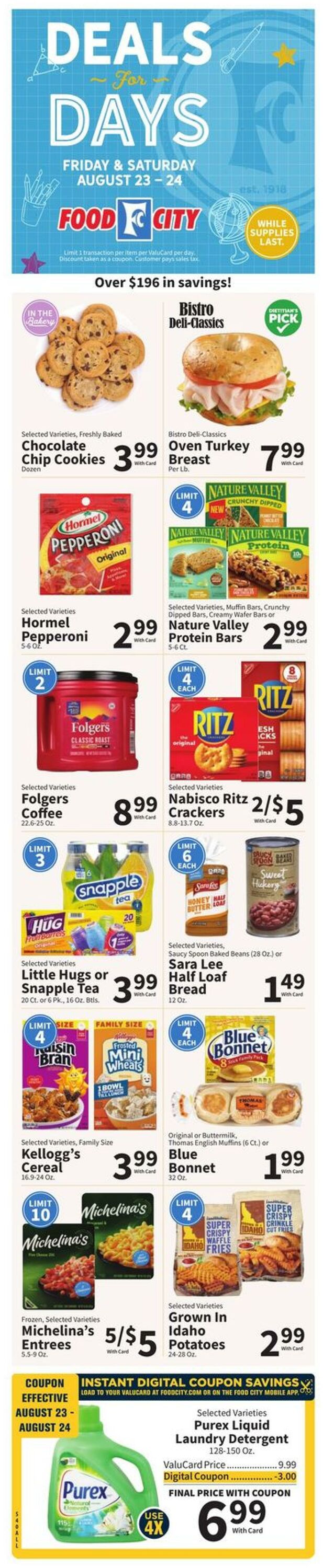 Weekly ad Food City 08/21/2024 - 08/27/2024