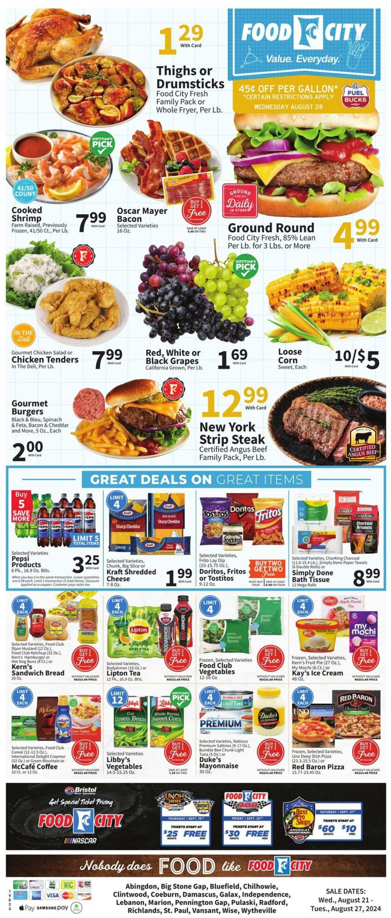 Weekly ad Food City 08/21/2024 - 08/27/2024