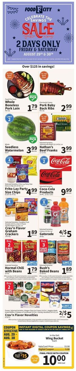 Weekly ad Food City 08/27/2025 - 09/02/2025