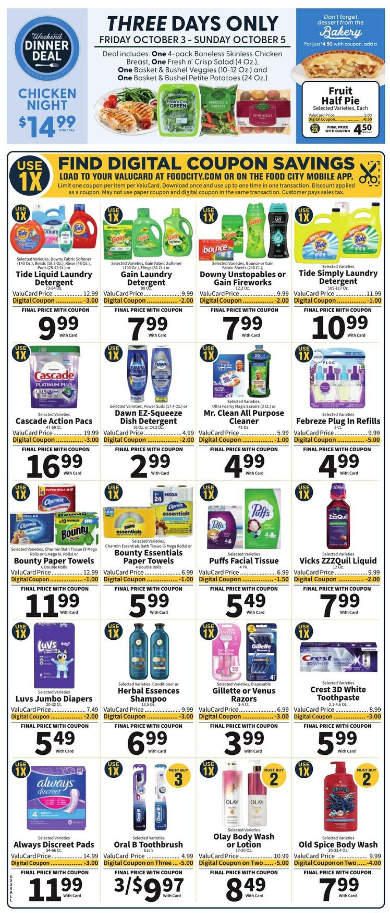 Weekly ad Food City 10/01/2025 - 10/07/2025