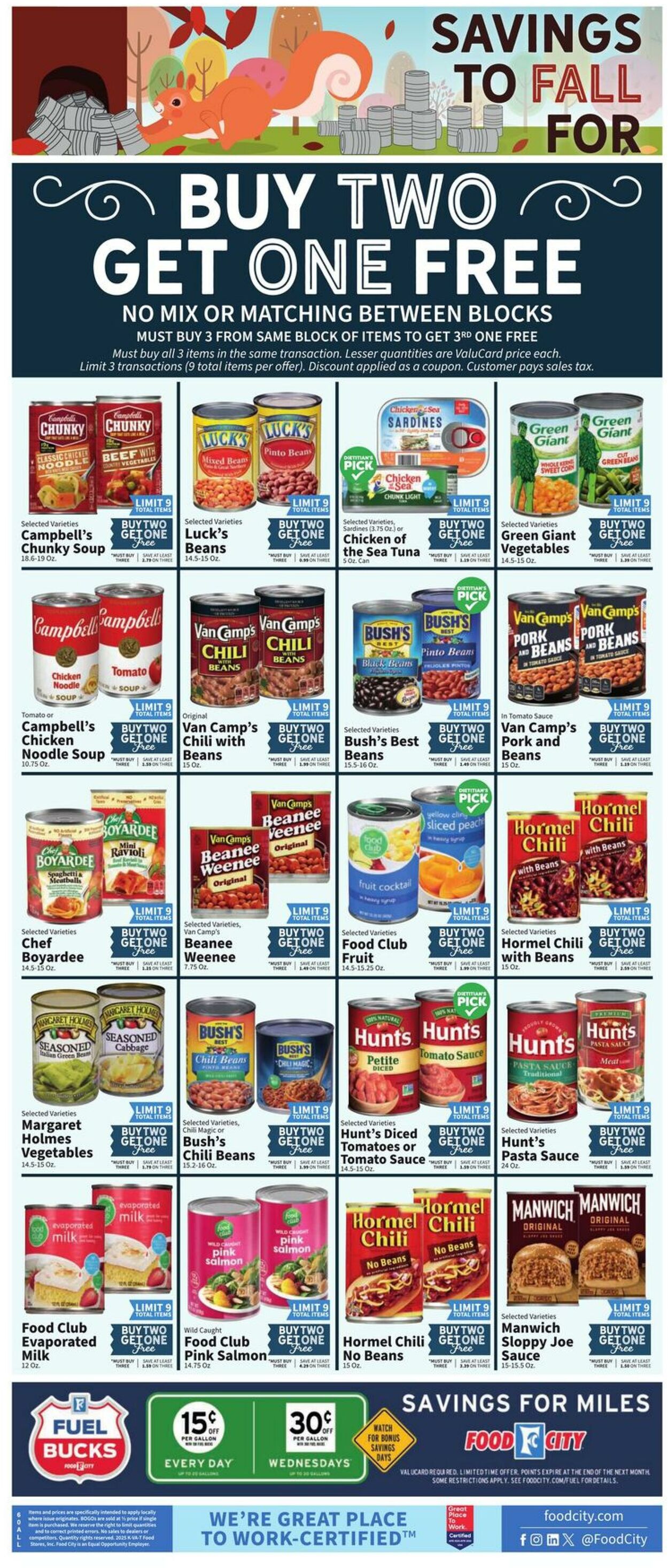 Weekly ad Food City 10/01/2025 - 10/07/2025