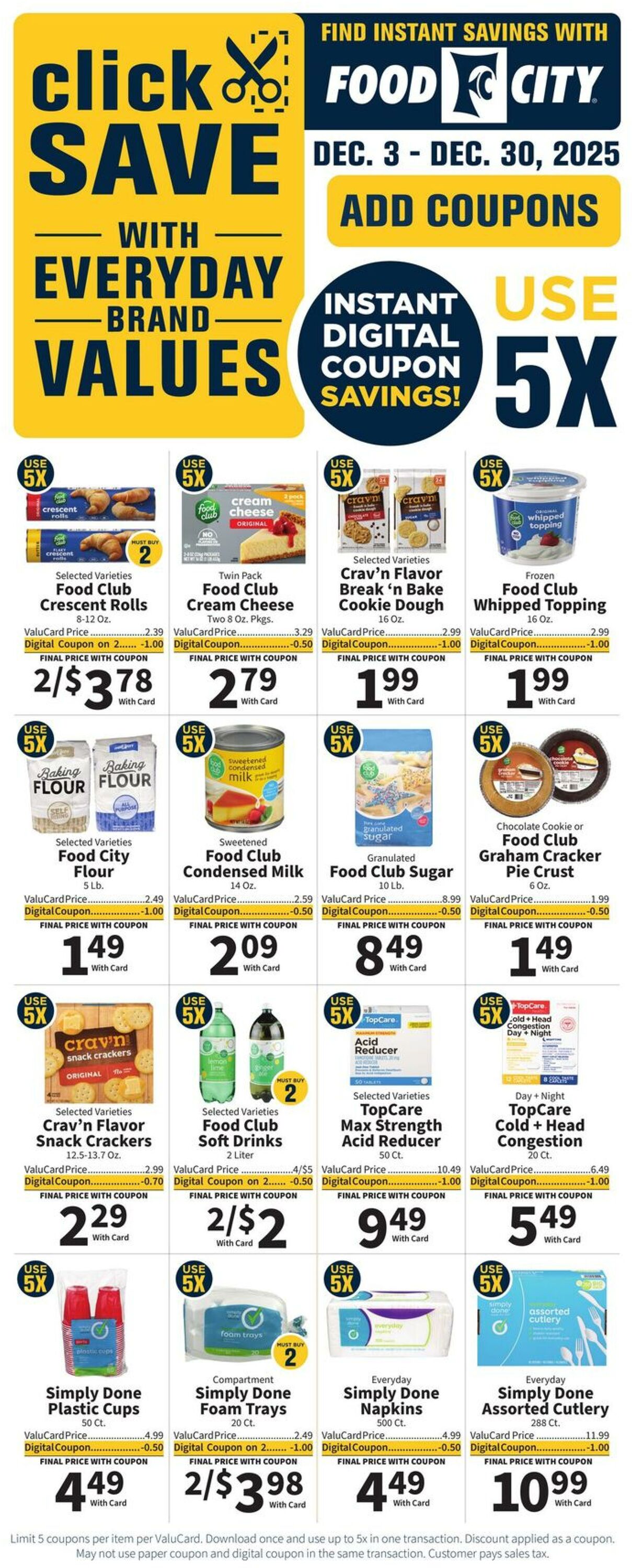 Weekly ad Food City 12/03/2025 - 12/09/2025