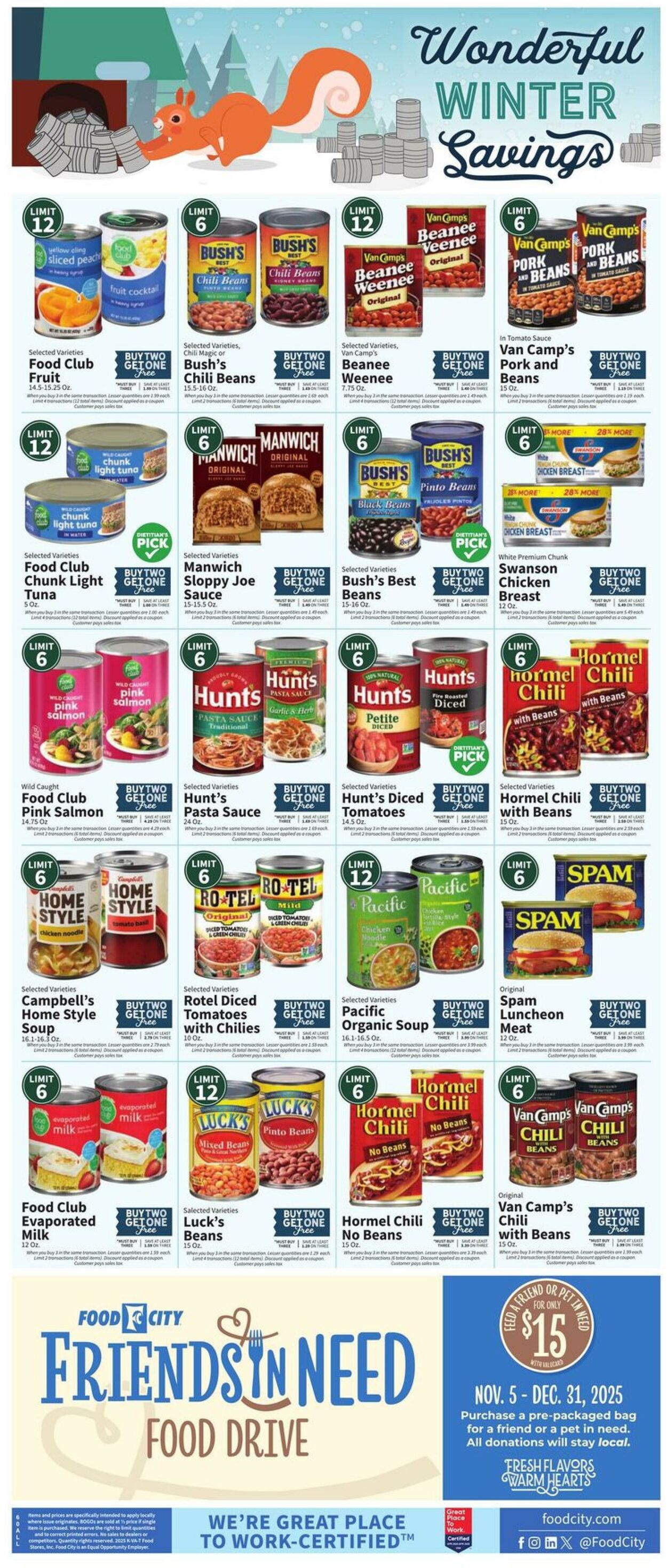 Weekly ad Food City 12/03/2025 - 12/09/2025