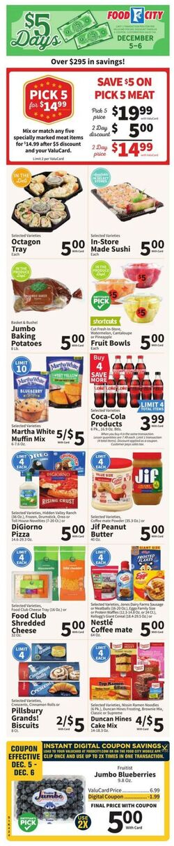 Weekly ad Food City 12/03/2025 - 12/09/2025
