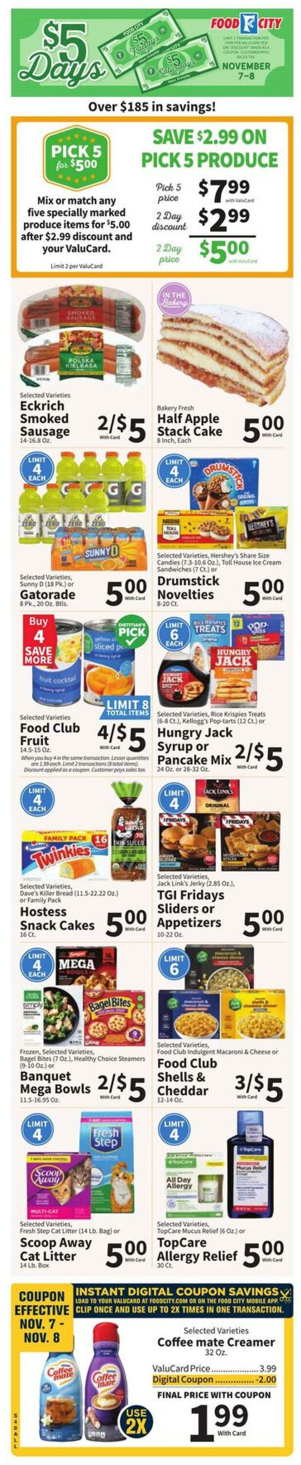 Weekly ad Food City 11/05/2025 - 11/11/2025