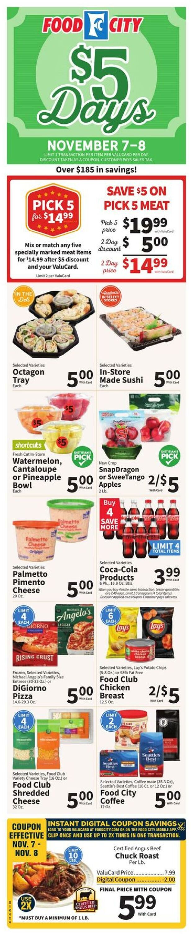 Weekly ad Food City 11/05/2025 - 11/11/2025