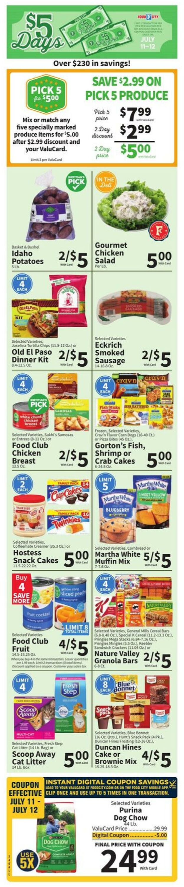 Weekly ad Food City 07/09/2025 - 07/15/2025