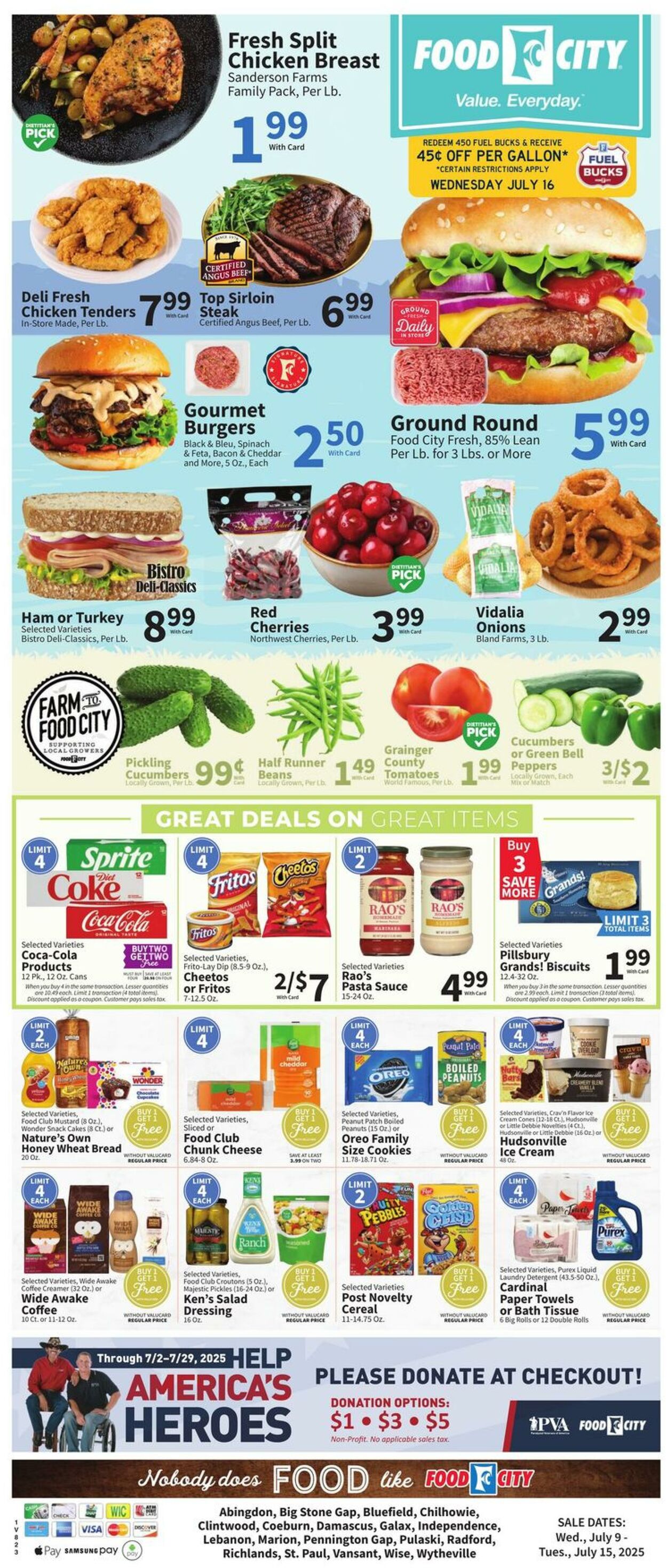 Weekly ad Food City 07/09/2025 - 07/15/2025