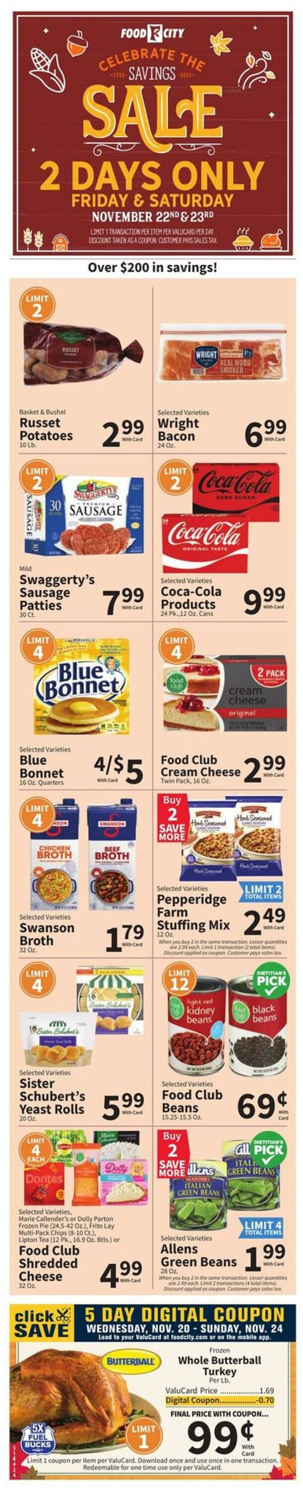 Weekly ad Food City 11/20/2024 - 11/26/2024