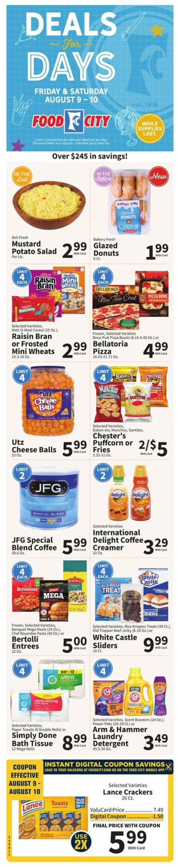 Weekly ad Food City 08/07/2024 - 08/13/2024