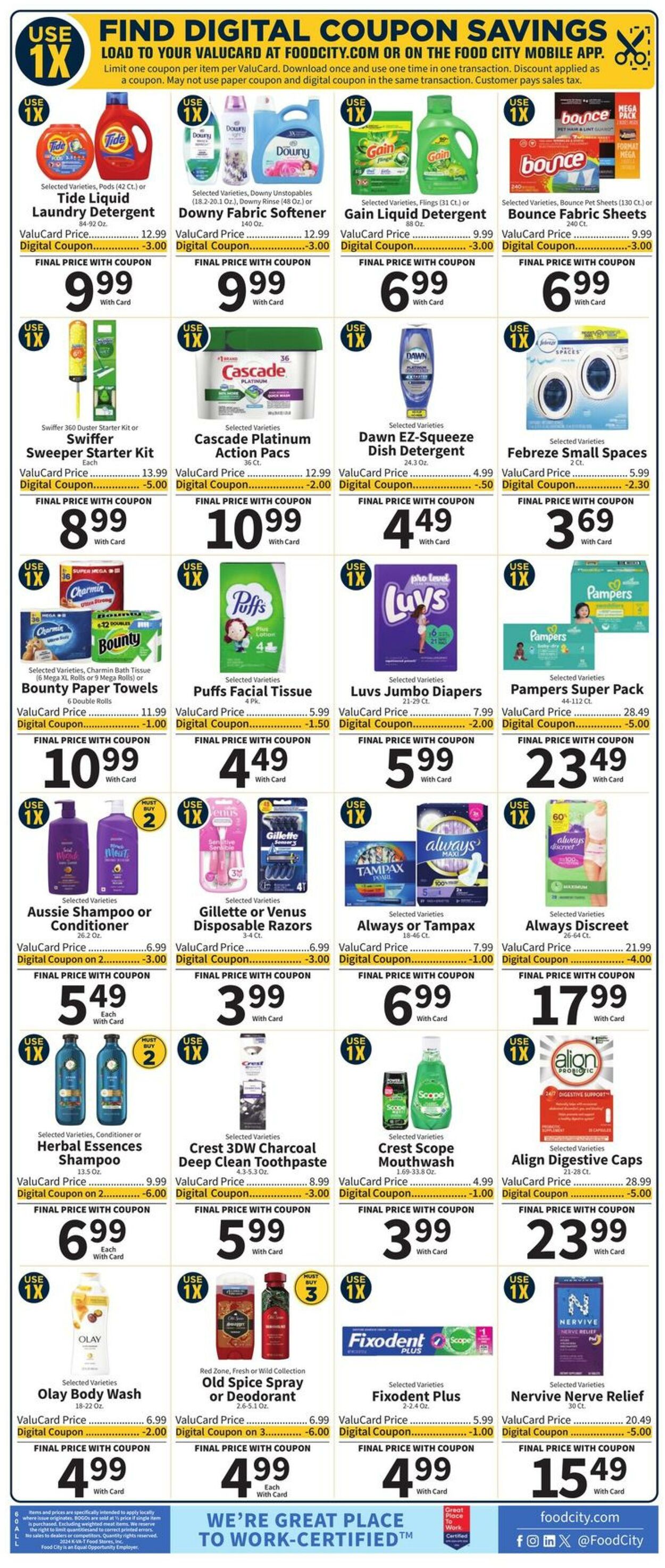 Weekly ad Food City 08/07/2024 - 08/13/2024