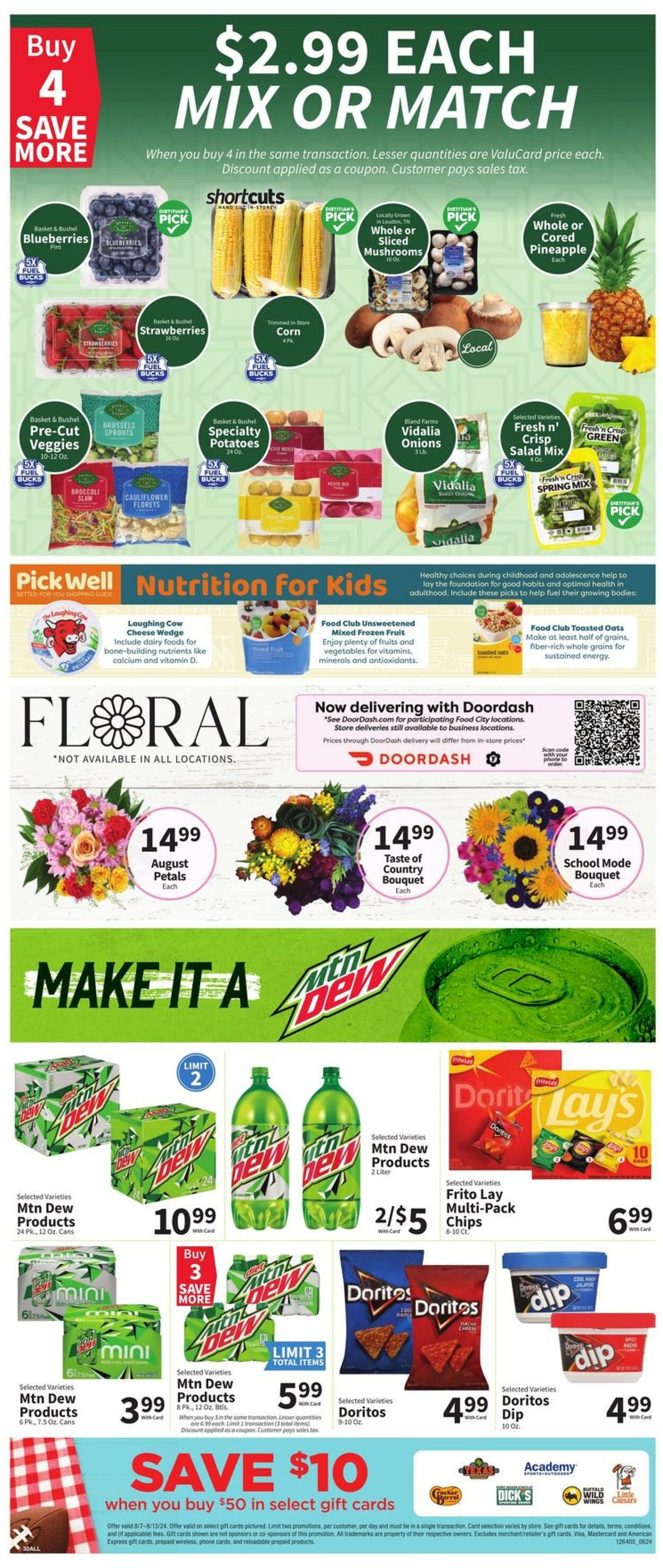 Weekly ad Food City 08/07/2024 - 08/13/2024