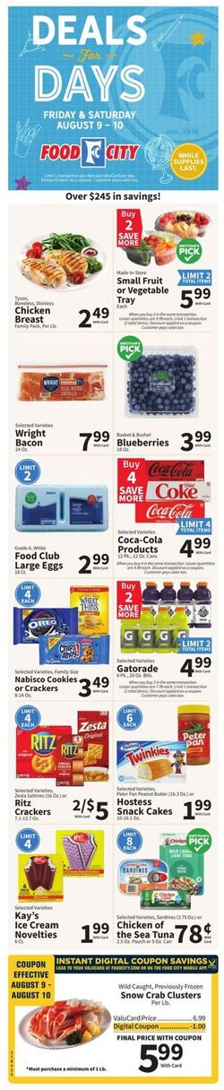 Weekly ad Food City 08/07/2024 - 08/13/2024